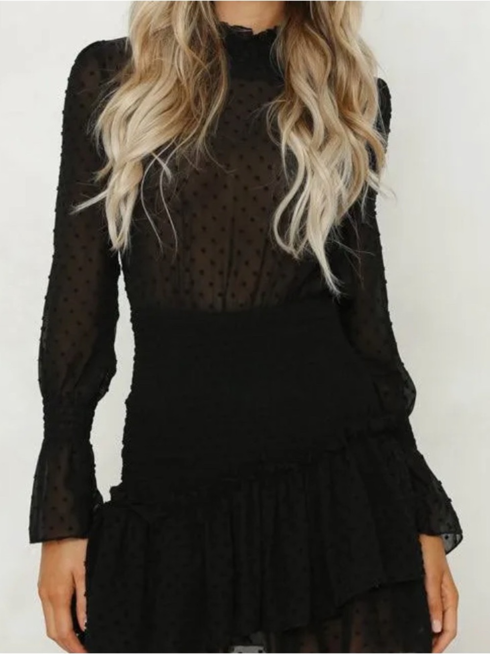 Hello Molly Don’t Take It Personal Dress Black XS